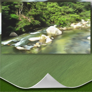 Poster River South 0365 Art Print