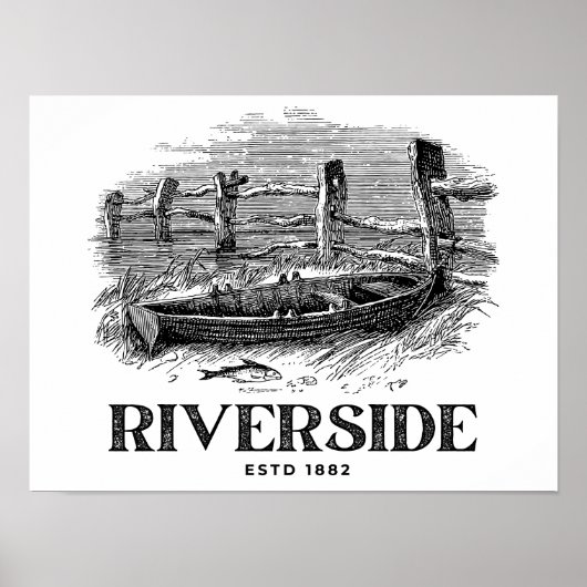 Poster Riverside (Devant)