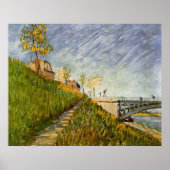 Poster Rives de la Seine, Pont de Clichy par Vincent van (Devant)