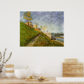 Poster Rives de la Seine, Pont de Clichy par Vincent van (Cuisine)