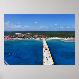 Poster Riviera mexicaine