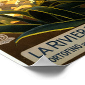 Poster Riviera vintage Italie (Coin)