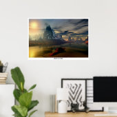 Poster Rivière à la limite du monde (Bureau à domicile)