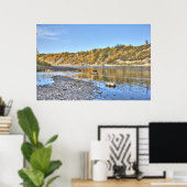 Poster Rivière à l'automne (Bureau à domicile)