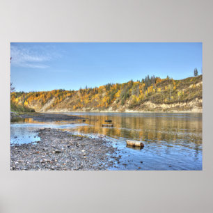 Poster Rivière à l'automne