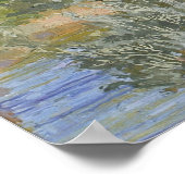 Poster Rivière Aniene Paysage Art Nouveau époustouflant (Coin)