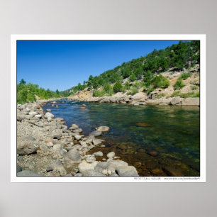 Poster Rivière Arkansas dans le sud du Colorado