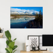 Poster Rivière Athabasca, Parc national Jasper, Alberta (Bureau à domicile)