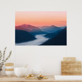 Poster Rivière brumeuse Soča au lever du soleil (Cuisine)