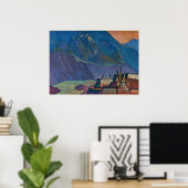 Poster Rivière Chandra par Nicholas Roerich (Bureau à domicile)