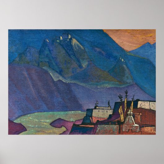 Poster Rivière Chandra par Nicholas Roerich (Devant)