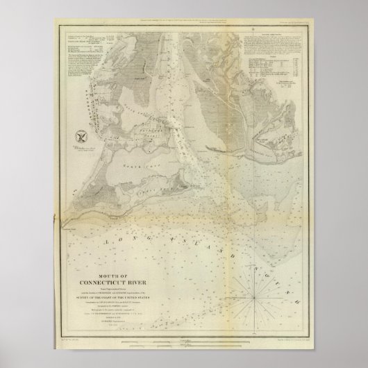 Poster Rivière Connecticut à la bouche (Devant)