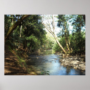 Poster Rivière de la paix et de la tranquillité