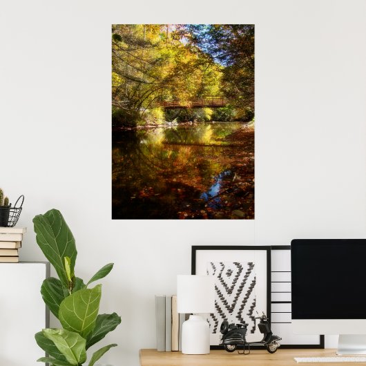 Poster Rivière de Lumière (Bureau à domicile)