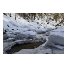 Rivière de montagne hivernale – Wild Nature Rouman