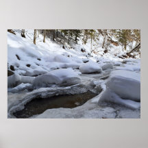 Rivière de montagne hivernale – Wild Nature Rouman