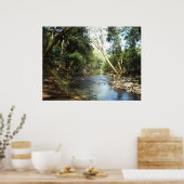 Poster Rivière de paix et de tranquillité (Cuisine)