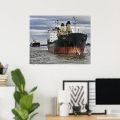 Poster Rivière de travail (Bureau à domicile)