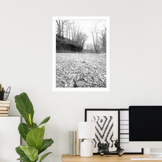 Poster Rivière du fond (Bureau à domicile)