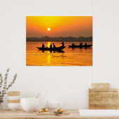 Poster Rivière du Gange, pittoresque (Cuisine)