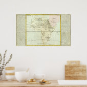 Poster Rivière et montagnes d'Afrique (Cuisine)