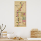 Poster Rivière et vallée de l'Ohio supérieur (Cuisine)