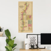 Poster Rivière et vallée de l'Ohio supérieur (Bureau à domicile)