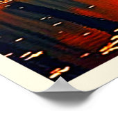 Poster Rivière forestière d'automne (Coin)