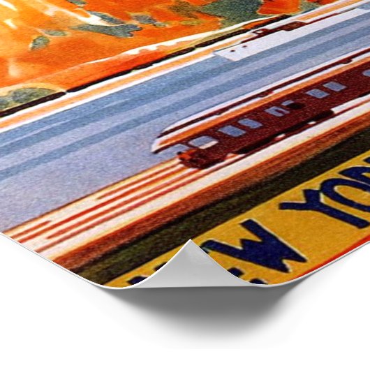 POSTER RIVIÈRE HUDSON (Coin)