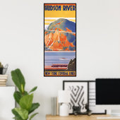 Poster Rivière Hudson - Système central de New York (Bureau à domicile)