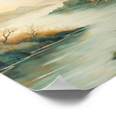 Poster Rivière Misty Mountain (Coin)