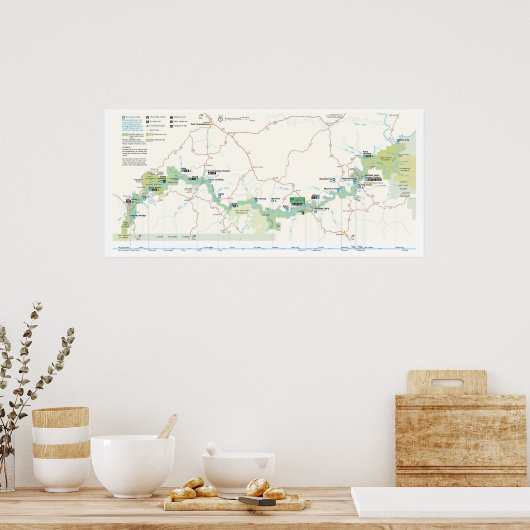 Poster Rivière nationale de Buffalo (Cuisine)