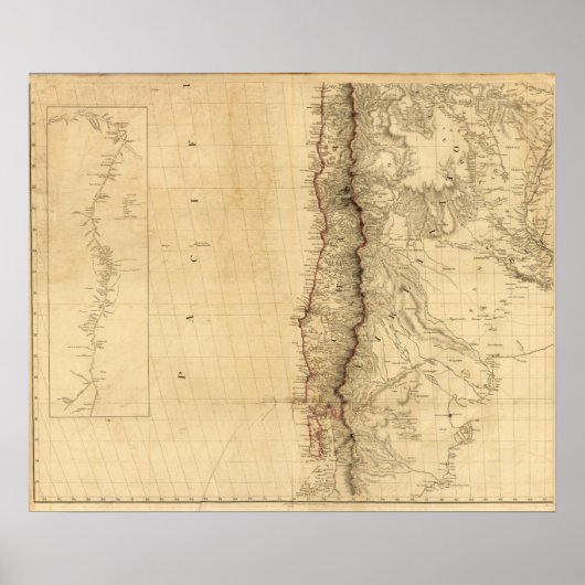 Poster Rivière Orinoco, Venezuela, Colombie (Devant)