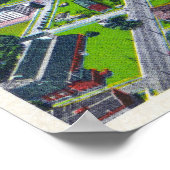 Poster Rivière Oswego, Écluses, Entrée du port (Coin)