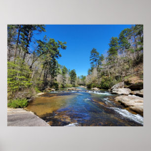 Poster Rivière pittoresque