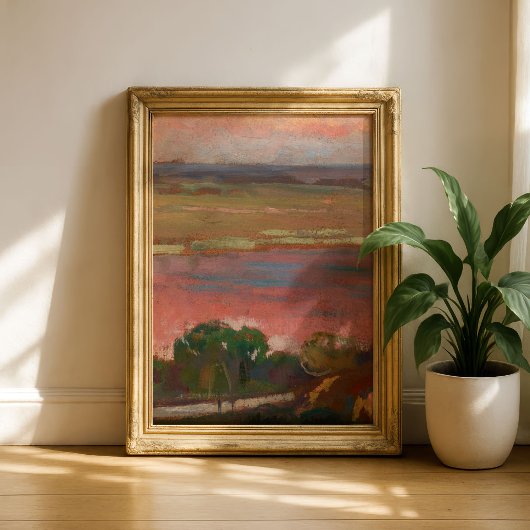 Poster Rivière rose | Jan Stanisławski