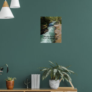 Poster Rivière sauvage Rumi Poésie Verse