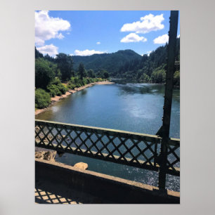 Poster Rivière Umpqua, OU