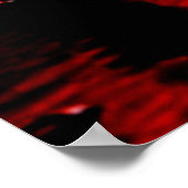 Poster Rivière Vibrante de l'automne Gold Design (Coin)