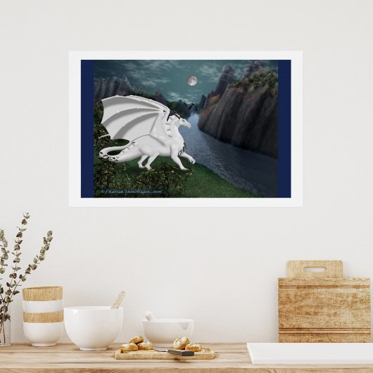 Poster Rivière Winding (Cuisine)