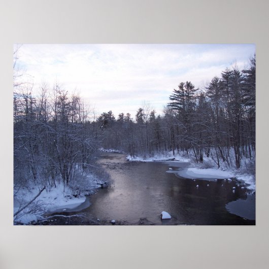 Poster Rivière Winter (Devant)