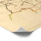 Poster Rivières et Vallées d'Allemagne (Coin)