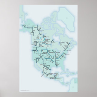 Poster Rivières nord-américaines