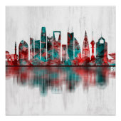 Poster Riyadh Arabie Saoudite Skyline (Devant)