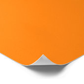Poster Riyah-Li dessine une feuille orange (Coin)