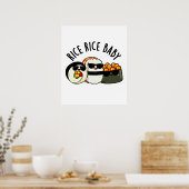 Poster Riz Bébé Funny Sushi Roll Pun (Cuisine)