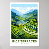 Poster Riz Terrasses Philippines Travel Imprimer (Devant)