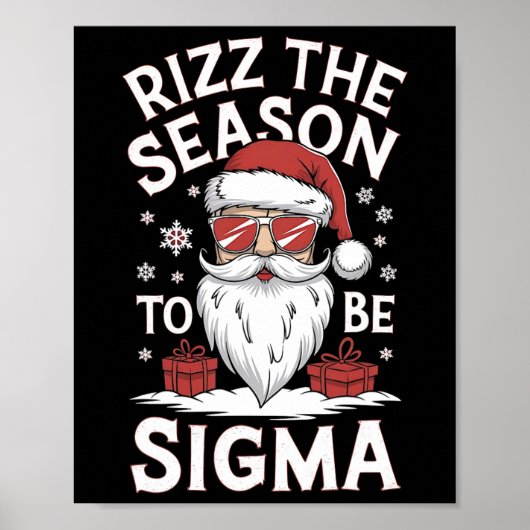Poster Rizz La Saison Pour Être Sigma Génération Alpha Mè (Devant)