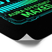 Poster Rizz Output 67% Aura Efficiency Maxed Tech Gamer S (Coin)