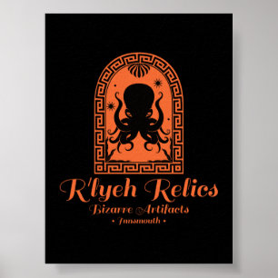 Poster R'lyeh Relics Antiquités d'Innsmouth